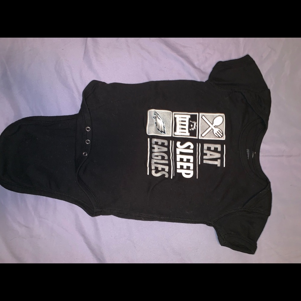 Eagles onesie size 24 months. Worn once.